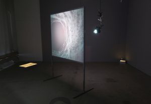 Consciousness screen, installation view, MUU gallery, Helsinki, 2019