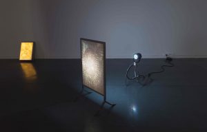 Domino, 2019 + Crawler, 2019 + Friends under, 2020, exhibited at Vaasa Art Hall 2020
